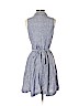 Adrienne Vittadini 100% Linen Blue Casual Dress Size 2 - photo 2