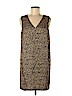 Ann Taylor 100% Polyester Tan Casual Dress Size M (petite) - photo 1