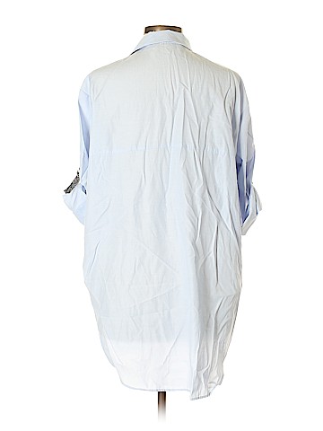 Zara 3/4 Sleeve Button-Down Shirt (view 2)