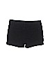 Cat & Jack Solid Black Denim Shorts Size 10 - photo 2