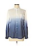 Tribal Jeans 100% Cotton Blue Long Sleeve Button-Down Shirt Size M - photo 1