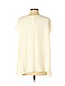 H&M 100% Viscose Ivory Short Sleeve Blouse Size 2 - photo 2