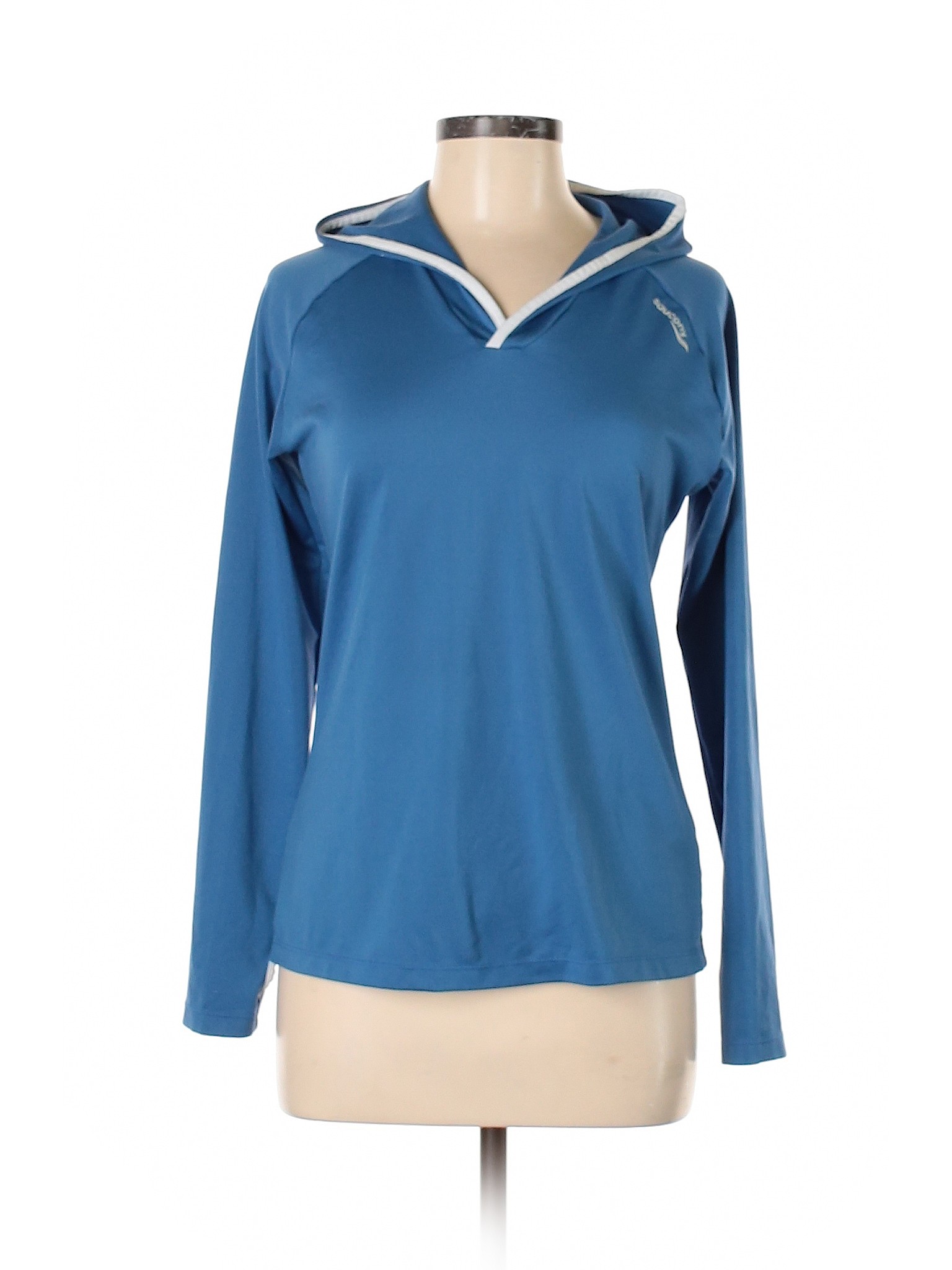saucony hoodie blue