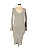 James Perse Gray Casual Dress Size Med (2) - photo 1