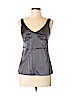 Armani Collezioni Gray Sleeveless Silk Top Size EU (FR) 42 / US 10 - photo 1