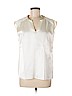 Tibi Ivory Sleeveless Blouse Size 8 - photo 1