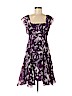 Studio M 100% Polyester Purple Casual Dress Size M - photo 1