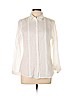 American Eagle Outfitters 100% Cotton White Long Sleeve Button-Down Shirt Size L - photo 1