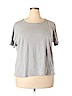 Lands' End 100% Cotton Gray Short Sleeve T-Shirt Size 18 - 20 - photo 1