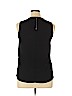 Next 100% Polyester Black Sleeveless Blouse Size 14 - photo 2