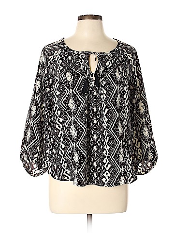 American Eagle Outfitters Long Sleeve Blouse (view 1)