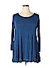 Popana Blue 3/4 Sleeve Top Size XL - photo 1