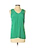 Madison Marcus 100% Silk Green Sleeveless Silk Top Size S - photo 1