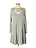 American Eagle Outfitters Gray Casual Dress Size S - photo 1