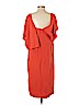 Prabal Gurung 100% Silk Orange Cocktail Dress Size 8 - photo 2