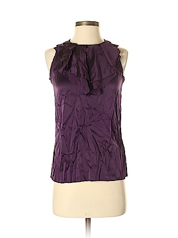 Vince. Sleeveless Silk Top (view 1)
