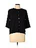 Casual Corner 100% Cotton Black Cardigan Size XL - photo 1