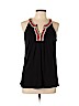 Lucky Brand Black Sleeveless Top Size L - photo 1