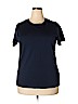 Lands' End 100% Cotton Blue Short Sleeve T-Shirt Size XL - photo 1