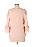 Maurices 100% Polyester Pink 3/4 Sleeve Blouse Size L - photo 2