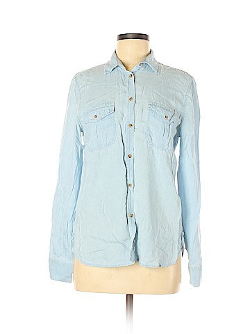 American Eagle Outfitters Long Sleeve Button-Down Shirt (view 1)