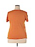 Eileen Fisher Plus System 100% Linen Orange Short Sleeve T-Shirt Size XL - photo 2