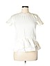 HD in Paris 100% Cotton Ivory Short Sleeve Blouse Size M - photo 1