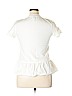 HD in Paris 100% Cotton Ivory Short Sleeve Blouse Size M - photo 2
