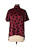 Zara 100% Polyester Burgundy Short Sleeve Blouse Size M - photo 1