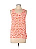 Cynthia Rowley TJX 100% Rayon Orange Sleeveless Blouse Size XL - photo 1
