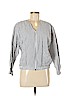 Karen Scott 100% Cotton Blue Jacket Size M (petite) - photo 1