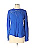 Twelfth Street by Cynthia Vincent 100% Rayon Blue Long Sleeve Blouse Size S - photo 1