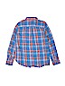 Cat & Jack 100% Cotton Plaid Blue Long Sleeve Button-Down Shirt Size 12 - 14 - photo 2