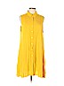CATHERINE Catherine Malandrino 100% Rayon Yellow Casual Dress Size L - photo 1