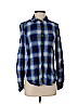 American Eagle Outfitters 100% Cotton Blue Long Sleeve Button-Down Shirt Size XS - photo 1