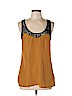 Forever 21 100% Polyester Gold Sleeveless Blouse Size M - photo 1