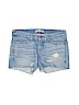 J Brand 100% Cotton Blue Denim Shorts Size 25 waist - photo 1