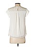 Jigsaw 100% Polyester Ivory Short Sleeve Blouse Size 4 - photo 2