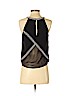 Parker 100% Polyester Black Sleeveless Top Size P (petite) - photo 2