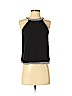 Parker 100% Polyester Black Sleeveless Top Size P (petite) - photo 1