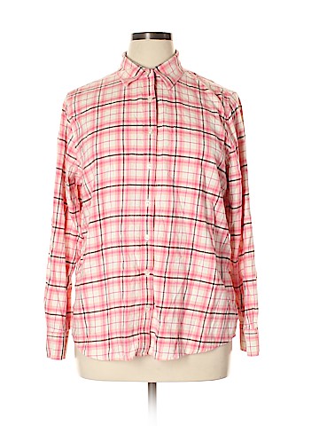 Lands' End Long Sleeve Button-Down Shirt (view 1)