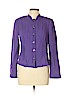Armani Collezioni 100% Silk Purple Silk Blazer Size 10 - photo 1