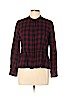 Madewell Burgundy Long Sleeve Blouse Size M - photo 1