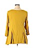 t.la Yellow 3/4 Sleeve Top Size XL - photo 2