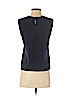 The J. Peterman Co. 100% Silk Blue Sleeveless Silk Top Size P (petite) - photo 2