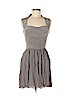 Nomia 100% Silk Gray Casual Dress Size 6 - photo 1