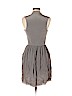 Nomia 100% Silk Gray Casual Dress Size 6 - photo 2