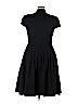 Lauren by Ralph Lauren 100% Cotton Black Casual Dress Size 14 - photo 2