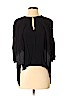Zara 100% Viscose Black 3/4 Sleeve Blouse Size S - photo 1