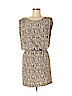 Thakoon 100% Silk Tan Casual Dress Size 6 - photo 1